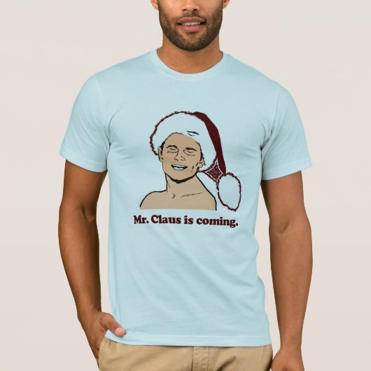 ミスター・クラウスがやってくる Tシャツ (正面)