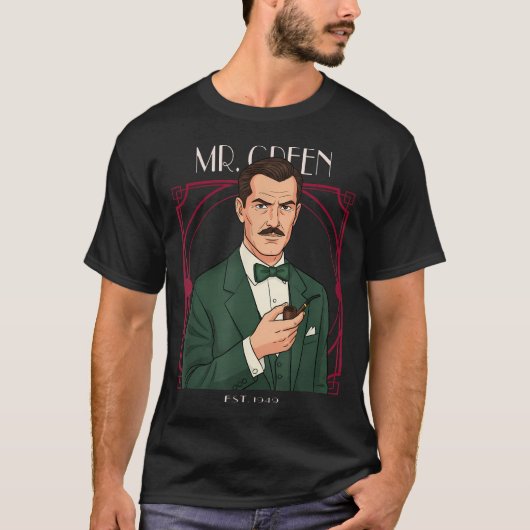 ミスター・グリーン - ヒント Tシャツ (正面)