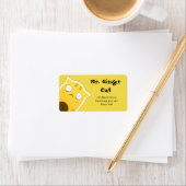 ミスター・ジンジャー・キャット・住所 シール (インサイチュ)