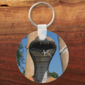 ミスター・スネーク赤コブラ頭…仏教地獄 キーホルダー (正面)