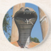 ミスター・スネーク赤コブラ頭…仏教地獄 コースター (正面)