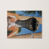 ミスター・スネーク赤コブラ頭…仏教地獄 ジグソーパズル (横)