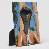 ミスター・スネーク赤コブラ頭…仏教地獄 フォトプラーク (側面)