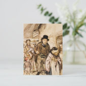 ミスター・トア買ドAチケットbyアーサー・ラッカム ポストカード (スタンド正面)