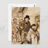 ミスター・トア買ドAチケットbyアーサー・ラッカム ポストカード (正面/裏面)