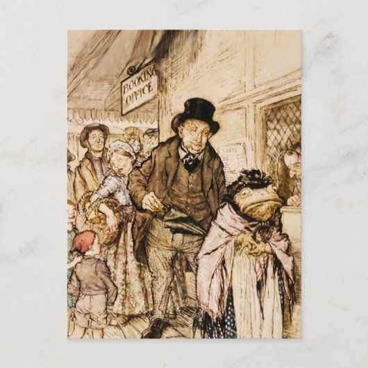 ミスター・トア買ドAチケットbyアーサー・ラッカム ポストカード (正面)