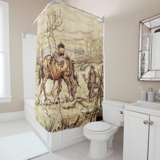 ミスター・トッドとジプシーのbyアーサー・ラッカム シャワーカーテン (インサイチュ)