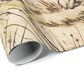 ミスター・トッドとジプシーのbyアーサー・ラッカム ラッピングペーパー (ロールコーナー)