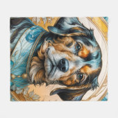 ミスター・ドギー フリースブランケット (正面(横))