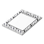 ミスター・ヒップスター・ムスタッシュヴィンテージレトロ ノートパッド (回転)