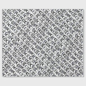 ミスター・ヒップスター・ムスタッシュヴィンテージレトロ ラッピングペーパー (フラット)