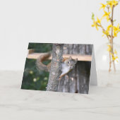 ミスター・ビックルズのグリーティングカード カード (黄色い花)