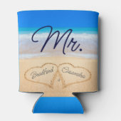 ミスター・ビーチ結婚式・ハートズ・イン・サンド 缶クーラー (裏面)