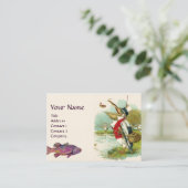 ミスター・ペリカン魚釣り 名刺 (スタンド正面)