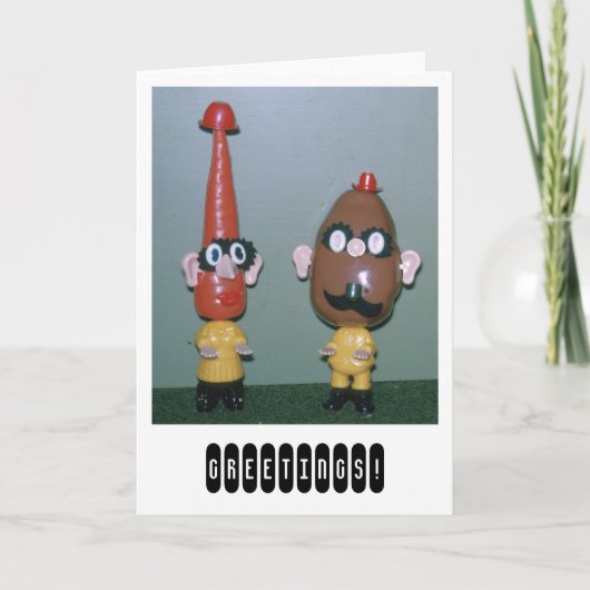 ミスター・ポテト・ヘッド カード (正面)