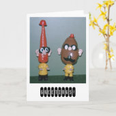 ミスター・ポテト・ヘッド カード (黄色い花)