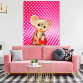 ミスター・マウス キャンバスプリント (インサイチュ (リビング))