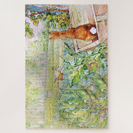 ミスター・マクレガーのベギーガーデンのピーター・ウサギ ジグソーパズル (縦)