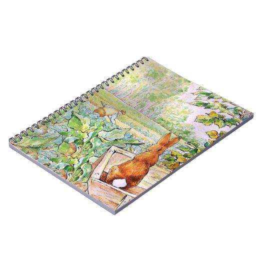 ミスター・マクレガーのベギーガーデンのピーター・ウサギ ノートブック (左側)