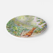 ミスター・マクレガーのベギーガーデンのピーター・ウサギ ペーパープレート (アングル)