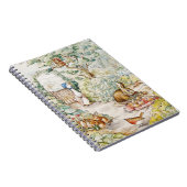 ミスター・マクレガーの庭のジェミマ・パドル・ダック ノートブック (右側)