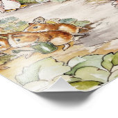 ミスター・マクレガーの庭のジェミマ・パドル・ダック フォトプリント            (角)