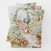 ミスター・マクレガーの庭のジェミマ・パドル・ダック ラッピングペーパーシート (インサイチュ)