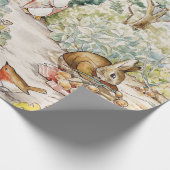 ミスター・マクレガーの庭のジェミマ・パドル・ダック ラッピングペーパー (角)