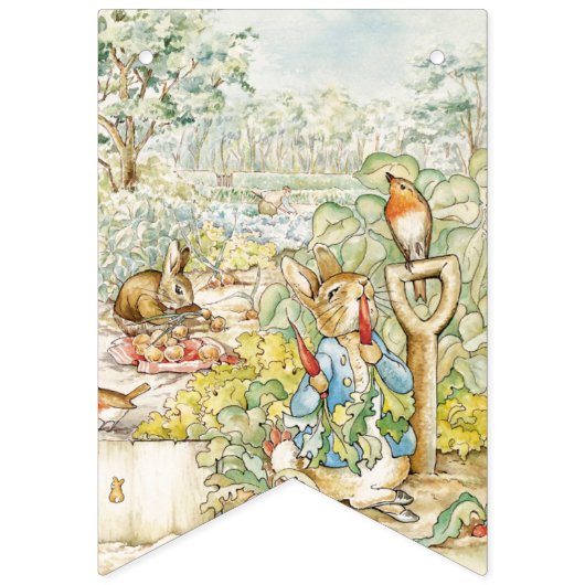 ミスター・マクレガーの庭のピーター・ウサギ バンティングフラッグ (第1の旗)