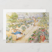 ミスター・マクレガーの庭のピーター・ウサギ 招待状 (正面/裏面)