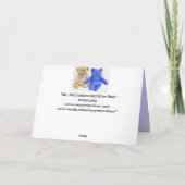 ミスター・マッカドルズアンド・ブルーベアハッピーバースデー カード (裏面)