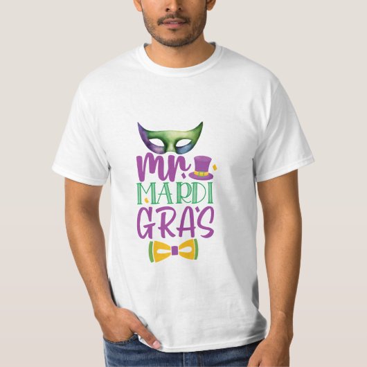 ミスター・マルディグラスTシャツ Tシャツ (正面)