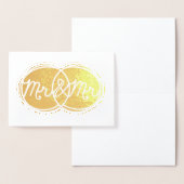 ミスター&ミスター結婚ズ – 内空白の部 箔カード (ディスプレー)