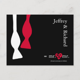 「ミスター＆ミスター ドゥ・ザ・マス ポストカード」 案内ポストカード