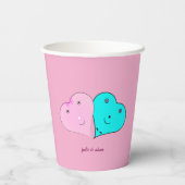 ミスター&ミセスハートの好意ボックス 紙コップ (裏面)