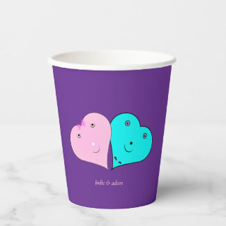 ミスター&ミセスハートの好意ボックス 紙コップ