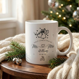 ミスター&ミセス初のクリスマス ジャンボコーヒーマグカップ