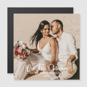 ミスター&ミセス最初のクリスマスフォト