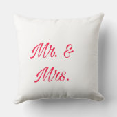 ミスター&ミセス装飾装飾用クッション- Coule Room クッション (裏面)