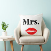 ミスター＆ミセス | エレガントなモダンお揃いカップルスロー クッション (椅子)