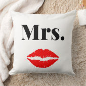 ミスター＆ミセス | エレガントなモダンお揃いカップルスロー クッション (ブランケット)