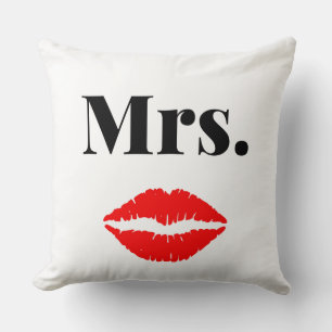 ミスター＆ミセス   エレガントなモダンお揃いカップルスロー クッション