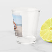 ミスター・ミセス・カスタム写真新人氏名結婚日 ショットグラス (右)