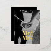 ミスター & ミセス カード (正面/裏面)