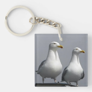 ミスター＆ミセス・ガリー大胆なユーモラスなカモメのカップルグッズ キーホルダー