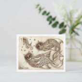 ミスター＆ミセス・キャットフィッシュとペット ポストカード (スタンド正面)