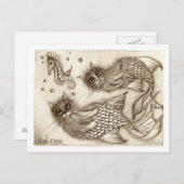 ミスター＆ミセス・キャットフィッシュとペット ポストカード (正面/裏面)