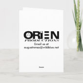 ミスター&ミセス・クロース・クリスマス・カード シーズンカード (裏面)