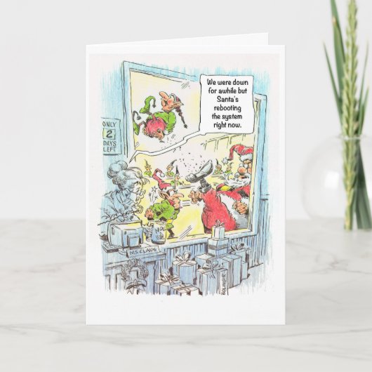 ミスター&ミセス・クロース・クリスマス・カード シーズンカード (正面)