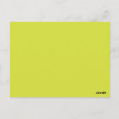 ミスター・ミセス・ビーチサンダル結婚・テーブル・ナンバー・カード ポストカード (裏面)